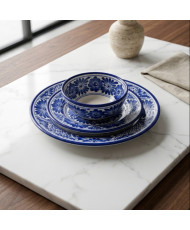 Set de 3 Platos de Talavera Artesanal | Vajilla Mexicana | Casa Stone