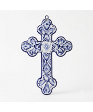 Cruz de Talavera 15 cm Artesanal Mexicana | Decoración| Casa Stone