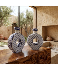 Licorera Dona de Talavera 600 ml | Botella Artesanal Mexicana | Casa Stone