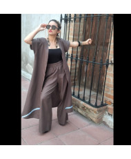 Traje túnica y pantalón grecas