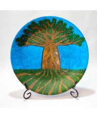 Plato Decorativo Árbol Baobab