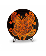 Plato Decorativo Mariposa.