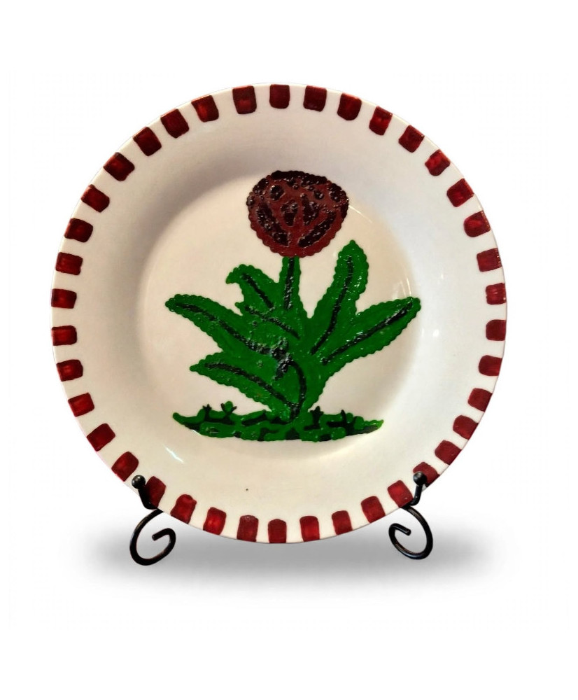 Plato Decorativo Tulipán.