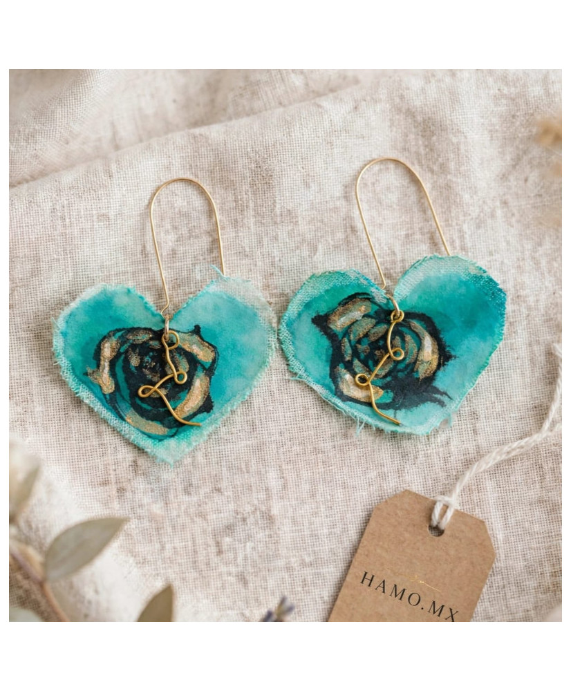 Aretes amuleto 