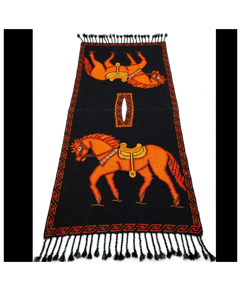 Sarape Artesanal Bordado a Mano.