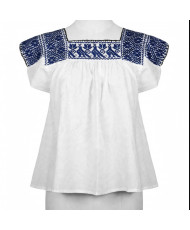 Blusa Artesanal Bordado a Mano.