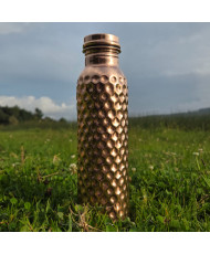 Botella de cobre panal