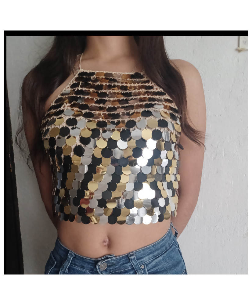 Top lentejuelas 