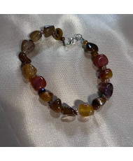 Pulsera XL ágata café 