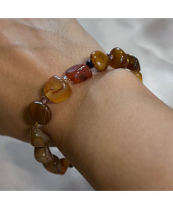 Pulsera XL ágata café 