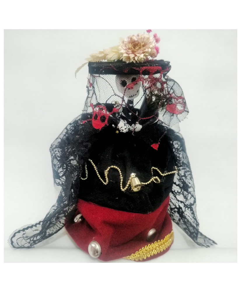 Catrina Artesanal Gótica 30cm Porcelana Fría - Portal 1111