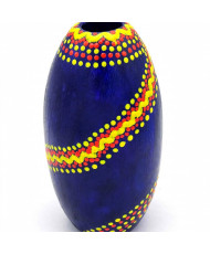 Jarrón o Florero Artesanal pintado a mano.