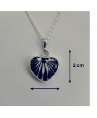 Dije de Talavera biselado en Plata 