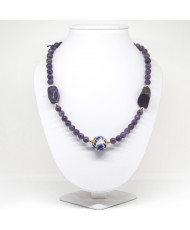 Collar Talavera amatista 