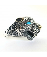 Anillo Jaguar Balam Turquesa num 12