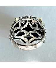 Anillo Jaguar Balam Turquesa num 12