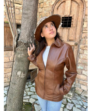 Chamarra café modelo 005