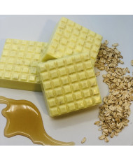 Jabón artesanal de miel y avena base glicerina 100gr