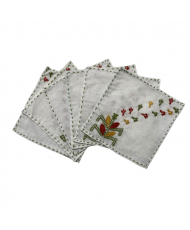 Juego 6 Servilletas Cóctel Milpa