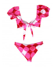 Set Romantico estampado