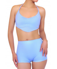 Set Tropical Azul Brillo