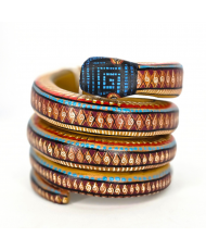 Pulsera elebrije naranja 