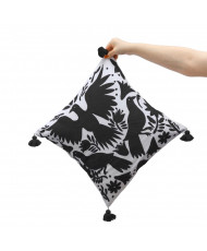 Cojín Otomí Palomas (Tonos Neutros)