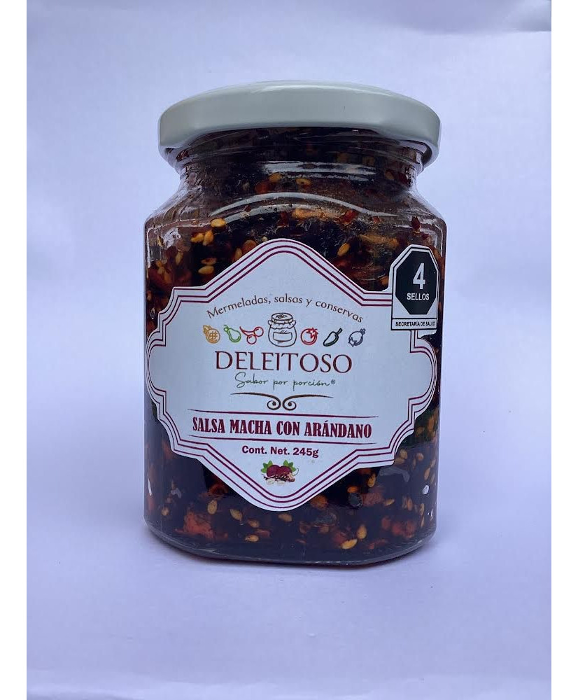 SALSA MACHA CON ARÁNDANO