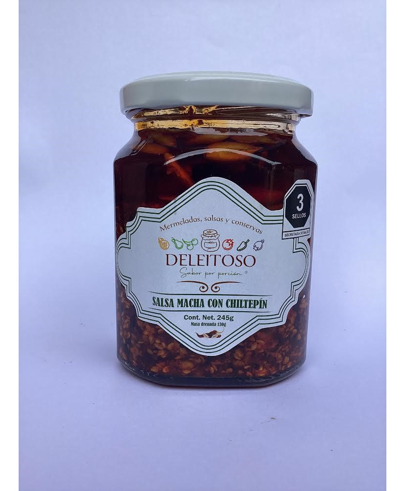 SALSA MACHA CON CHILTEPIN