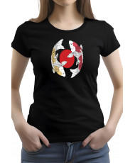Playera Mujer Peces Koi
